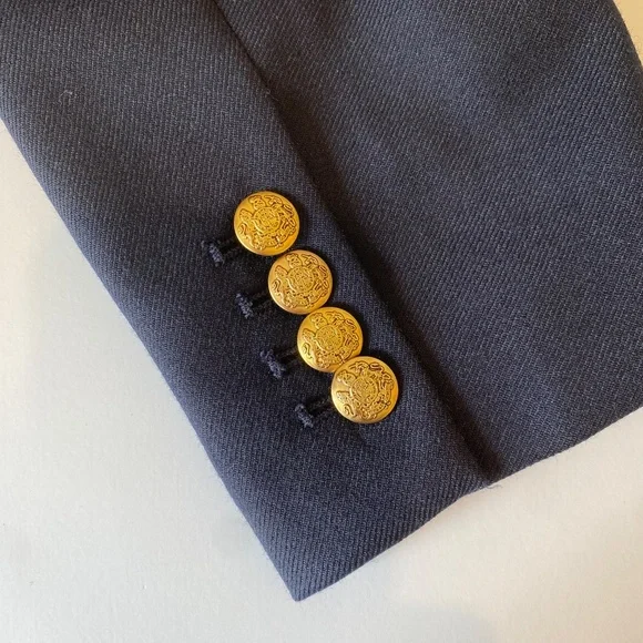 J. CREW Women's SchoolBoy Blazer Navy Blue Size 8 ~ Excellent Condition! - Picture 3 of 8